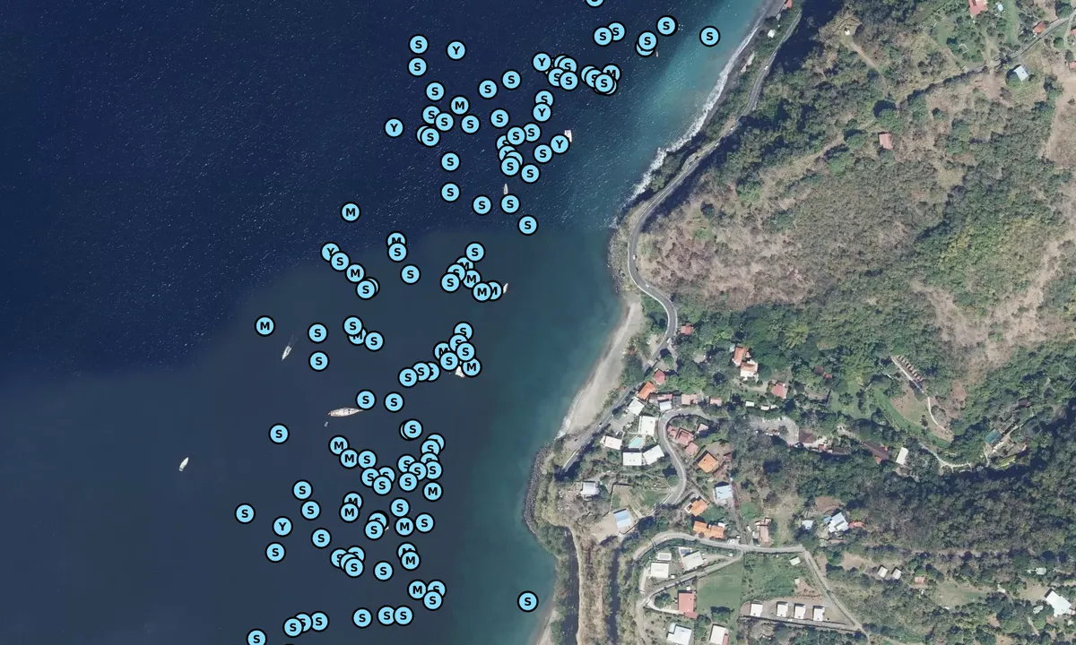 Satelite image of Anse La Touche