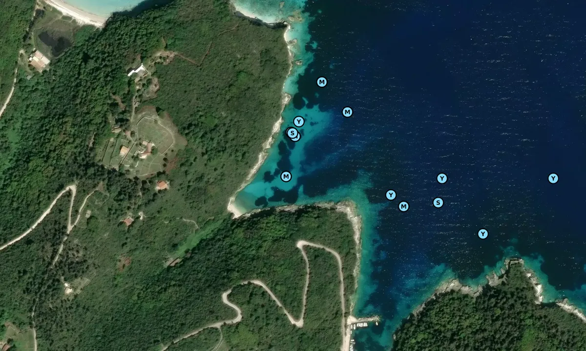 Satelite image of Antipaxos