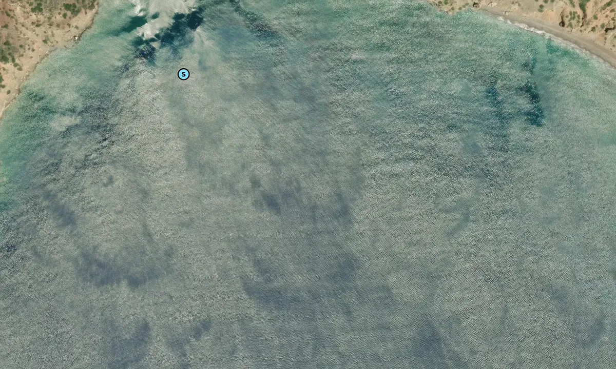 Satelite image of Apothika Beach