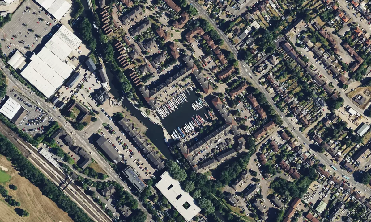 Satelite image of Apsley Marina