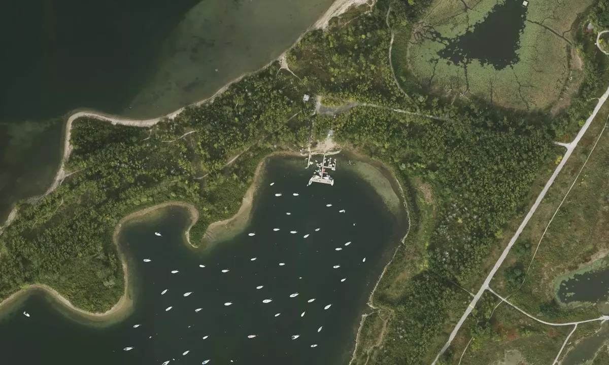 Satelite image of Aquatic Park Sailing Club