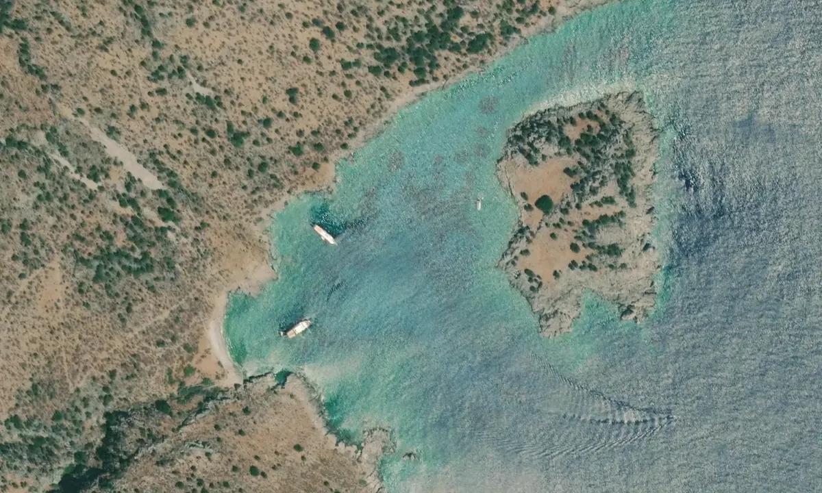 Satelite image of Arap Adasi