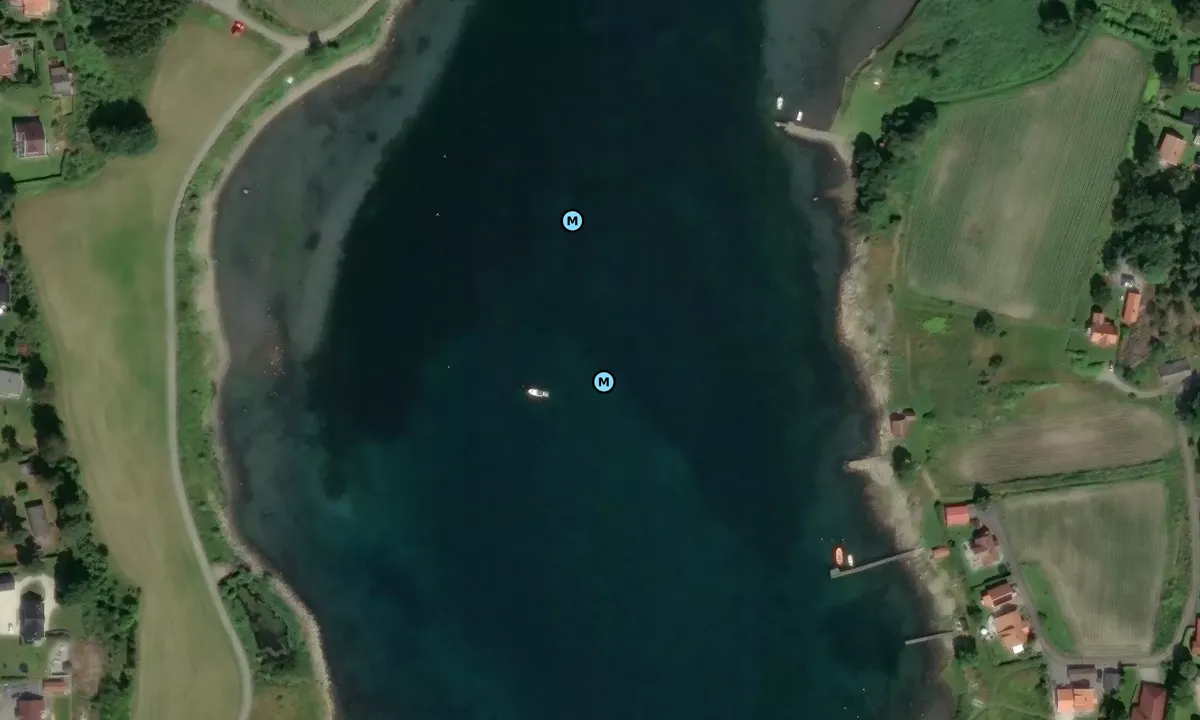 Satelite image of Årefjorden