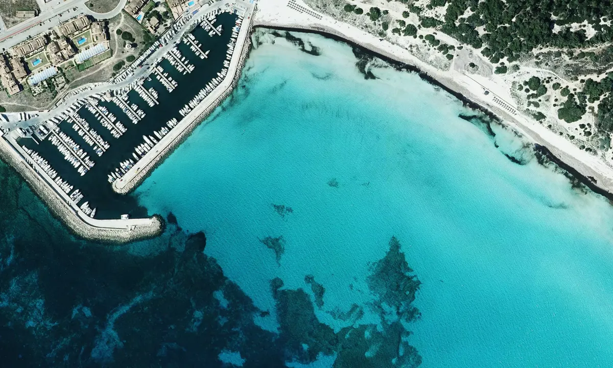 Flyfoto av Arenal de Sa Ràpita