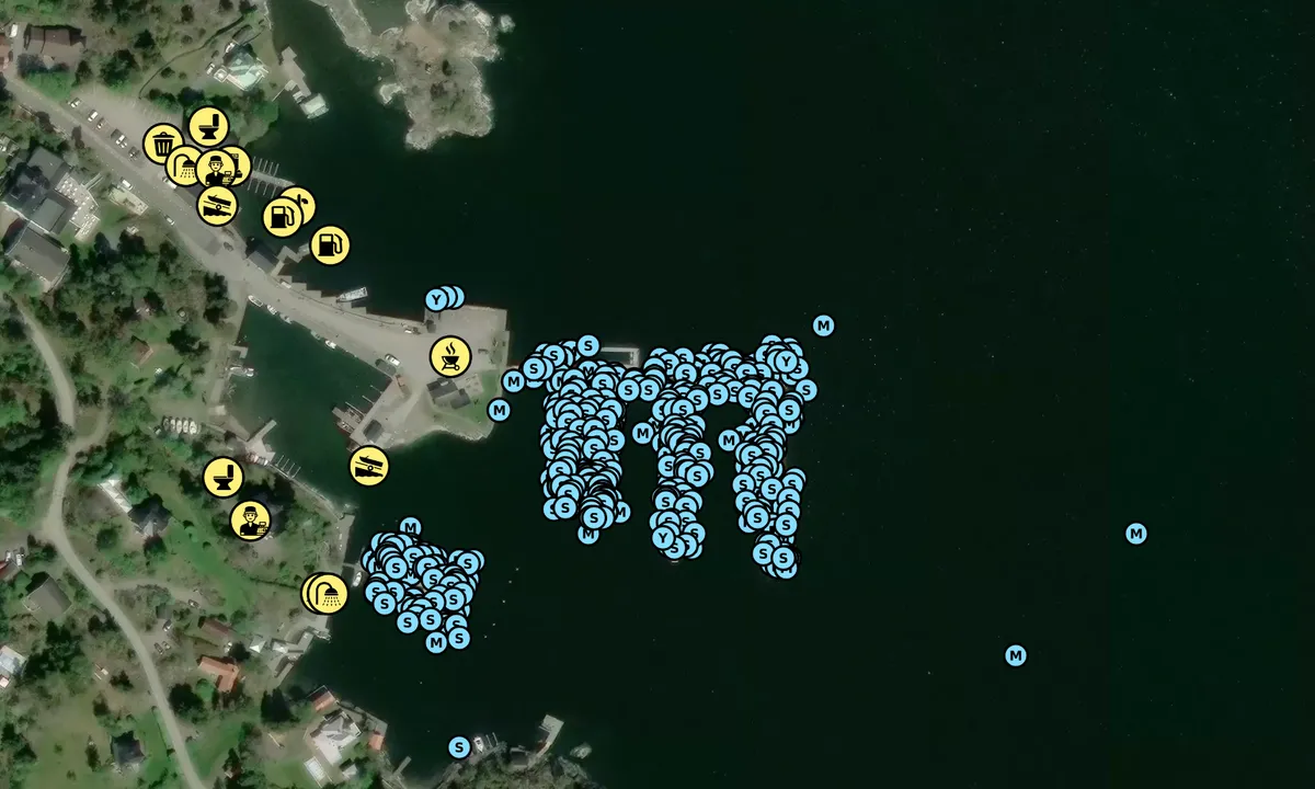 Satelite image of Arkösund - Kajen