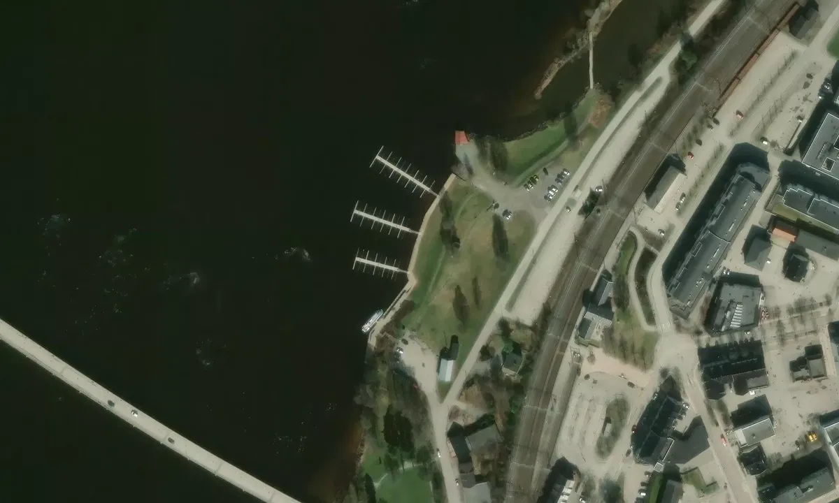 Satelite image of Årnes