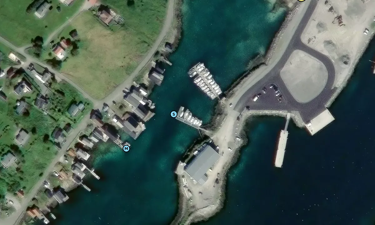 Satelite image of Arnøyene Båtforening