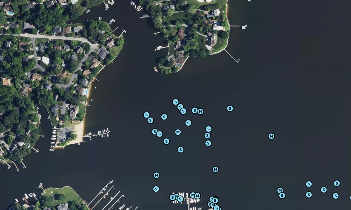 Satelite image of Arundel Beach