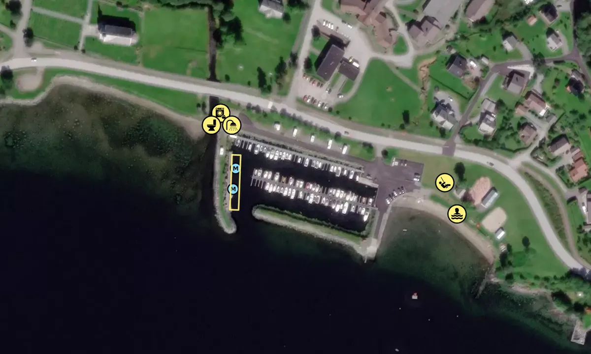 Satelite image of Askvoll Gjestehamn