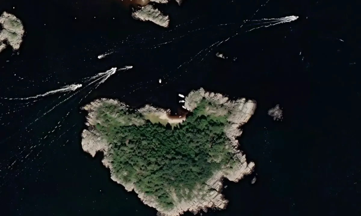 Satelite image of Aspholmen