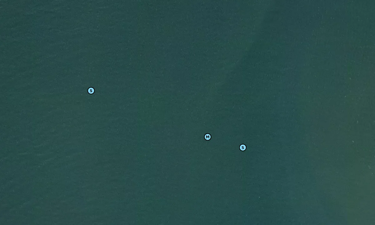 Satelite image of Assateaque Island