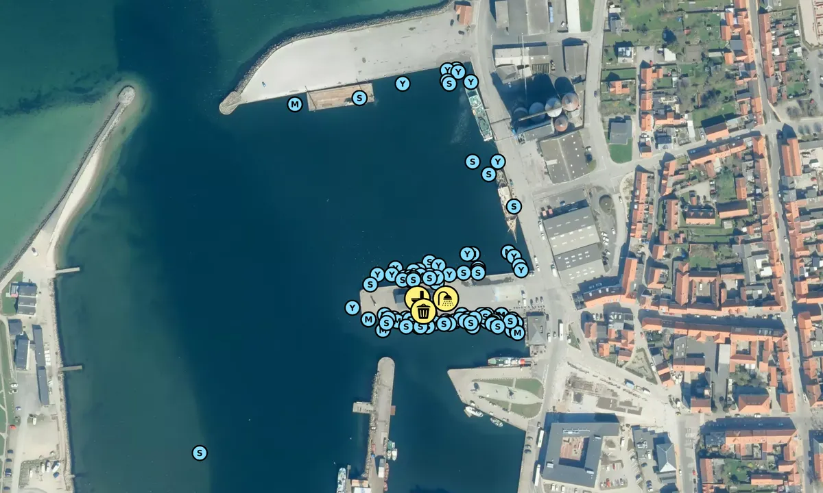 Satelite image of Assens Havn