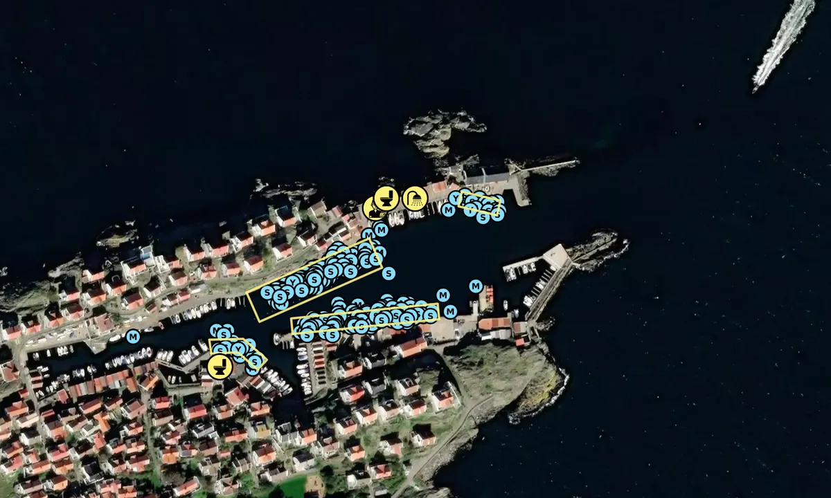Satelite image of Åstol Gästhamn