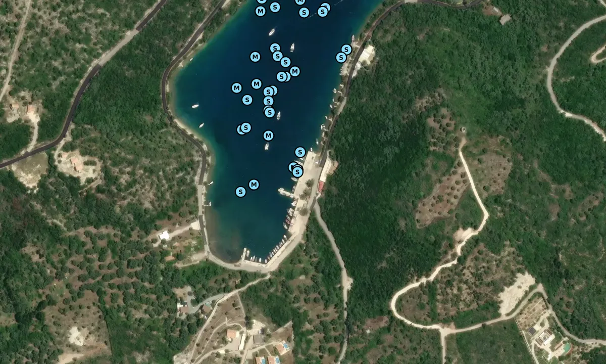 Satelite image of Atherinos Yacht Club