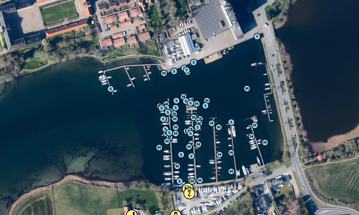 Satelite image of Augustenborg Havn