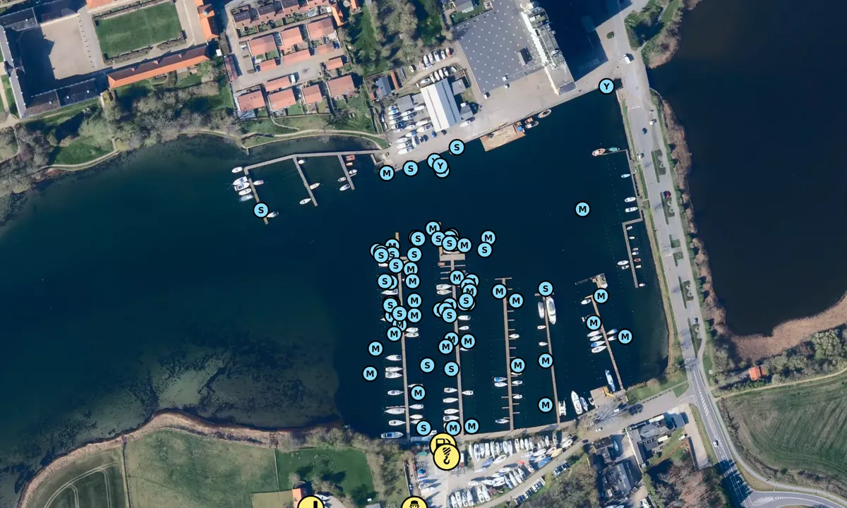 Satelite image of Augustenborg Havn