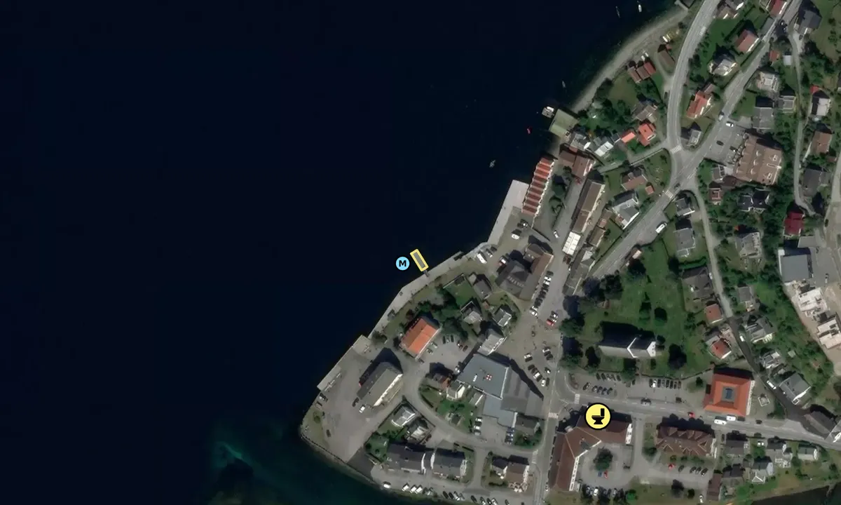 Satelite image of Aurlandsvangen