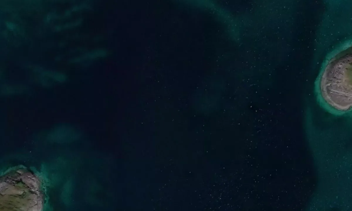 Satelite image of Auvika/ Gindvikneset