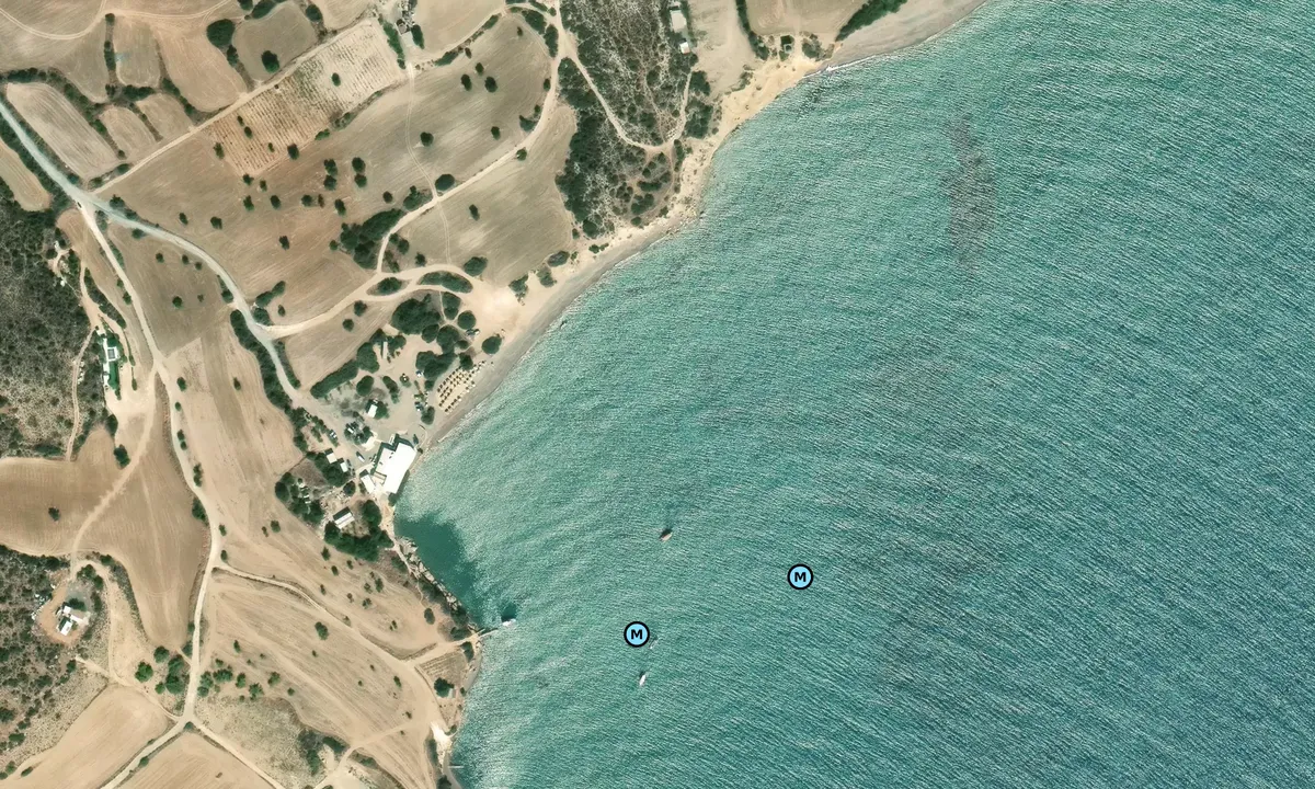 Satelite image of Avdimou Bay