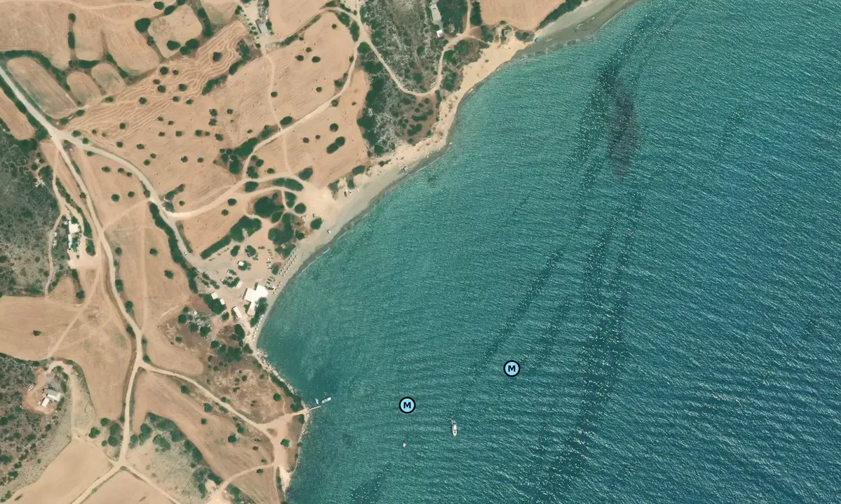 Satelite image of Avdimou Bay