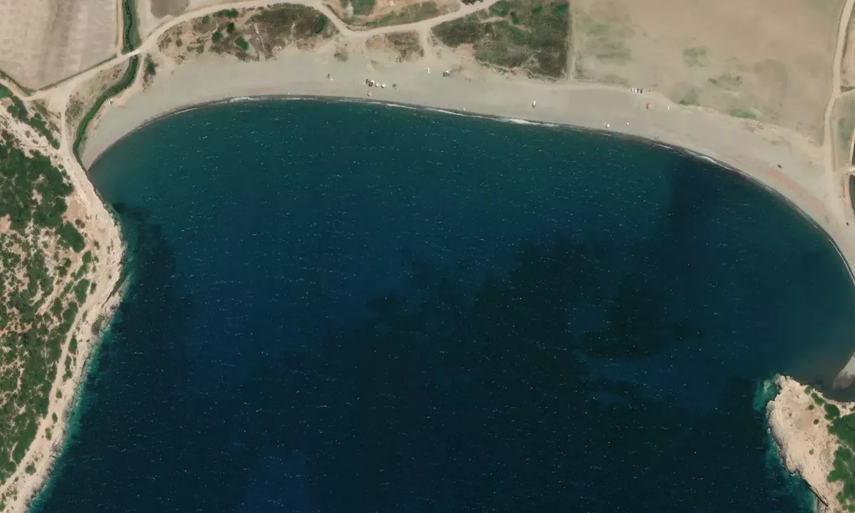 Satelite image of Azmak Limani