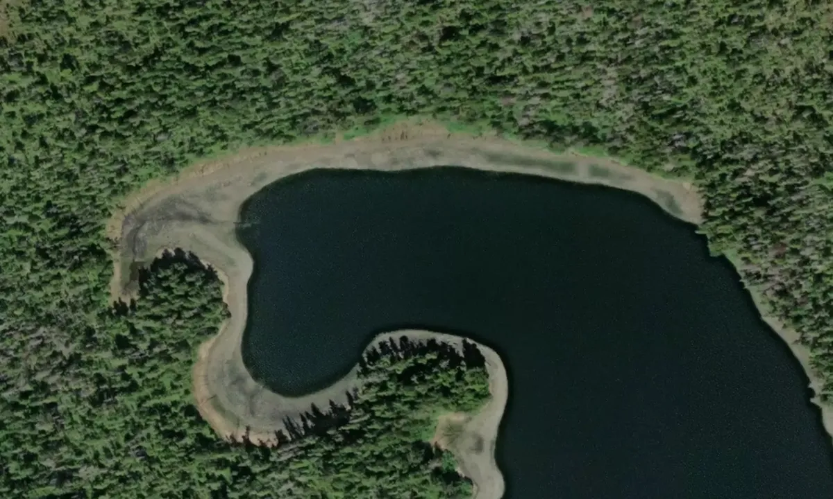 Satelite image of Baby Bear Bay