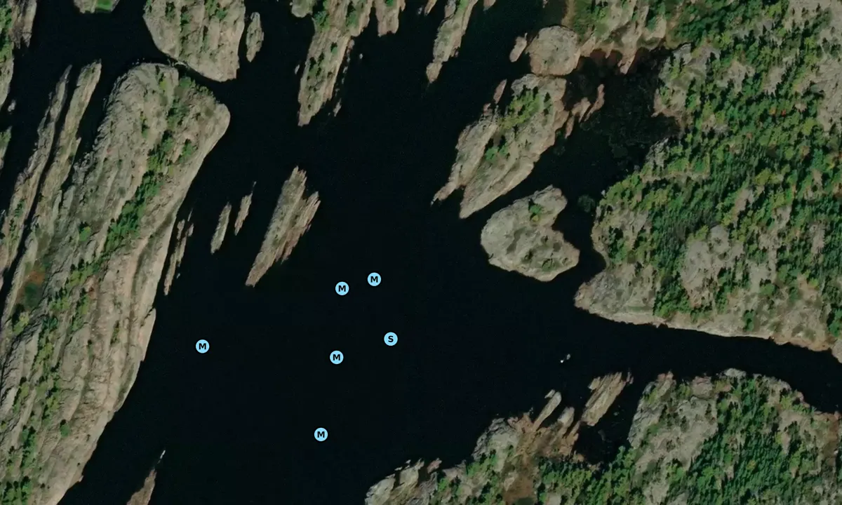 Satelite image of Bad River Bay