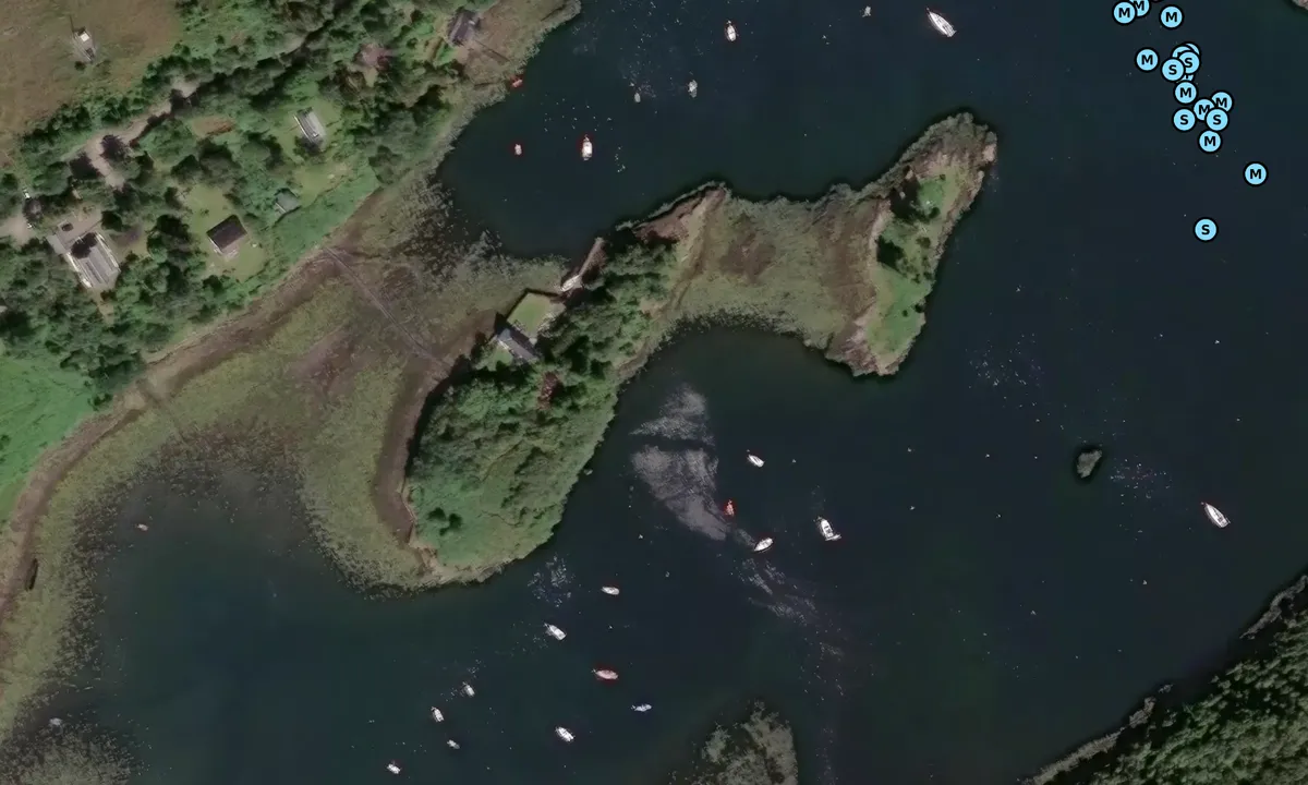 Satelite image of Badachro Harbour