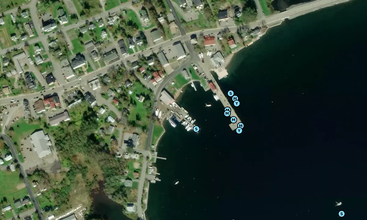 Satelite image of Baddeck Marine