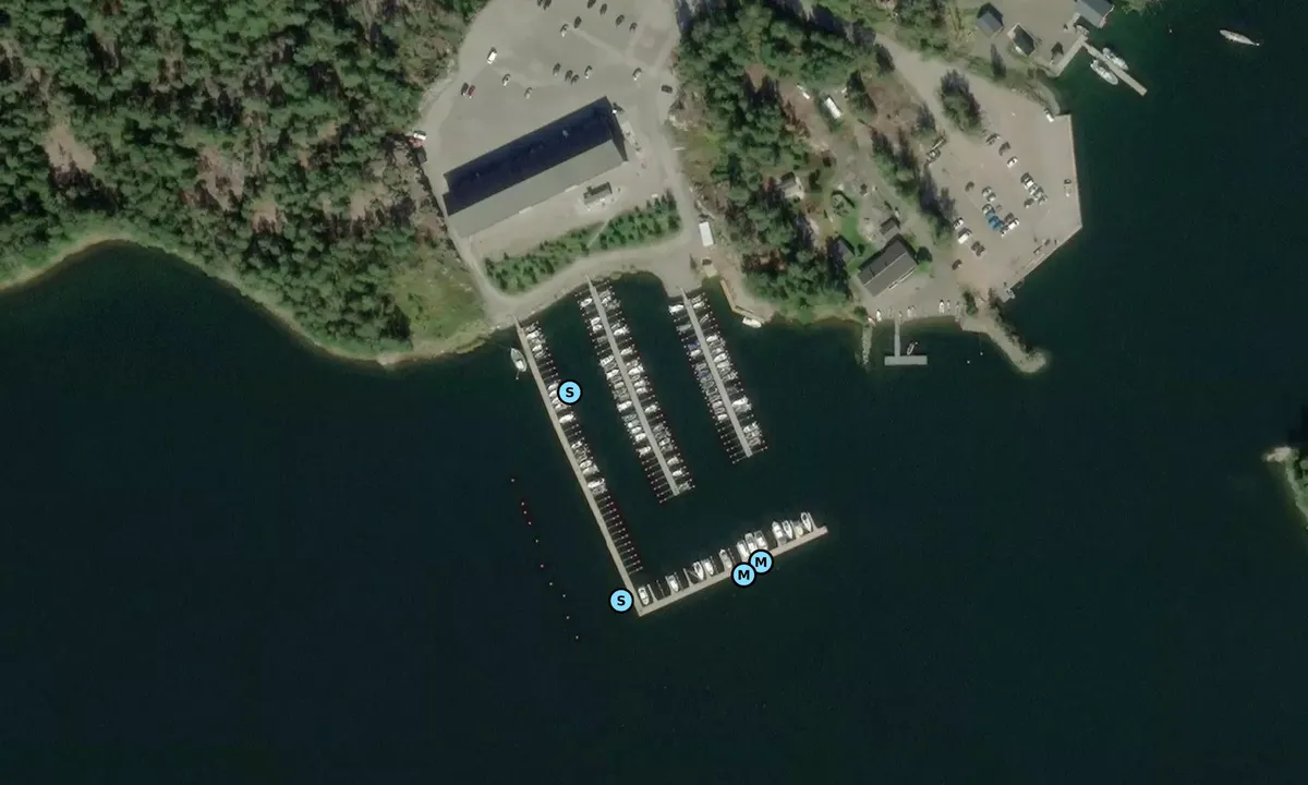 Satelite image of Baggö Marina
