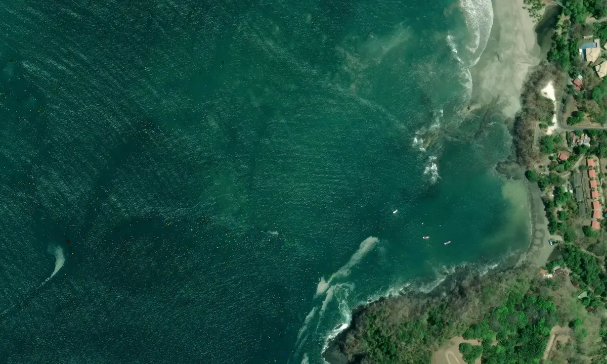 Satelite image of Bahia Carrilo