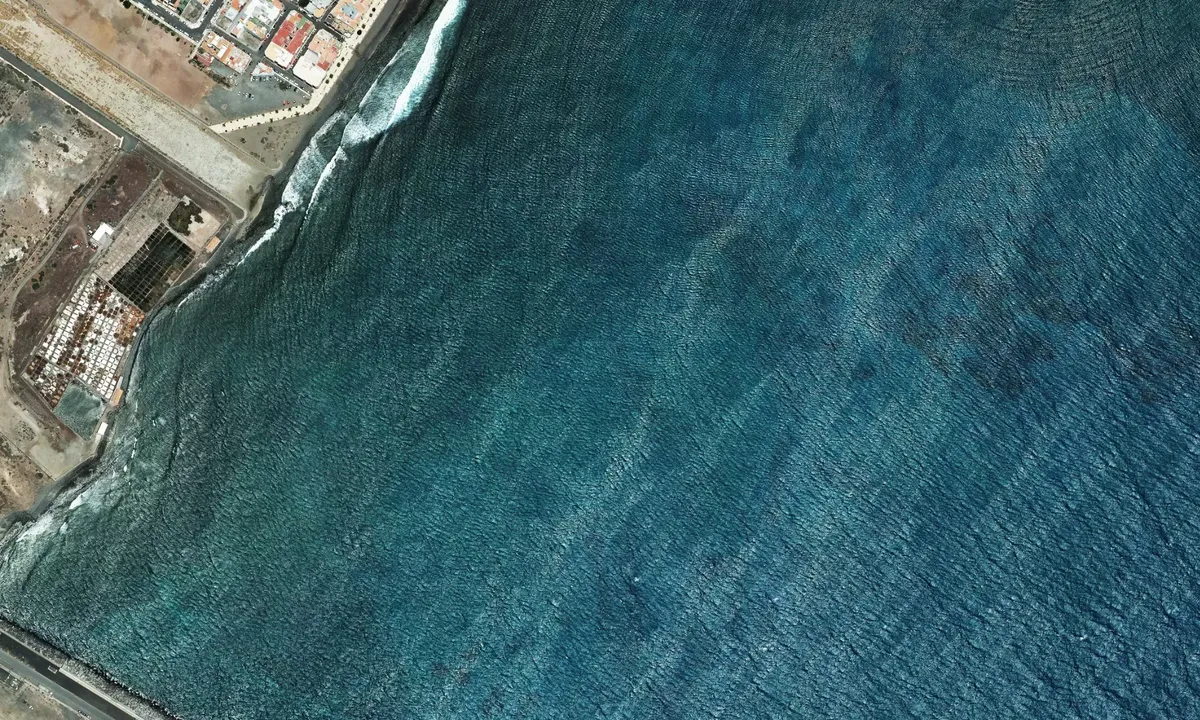 Flyfoto av Bahía de Arinaga