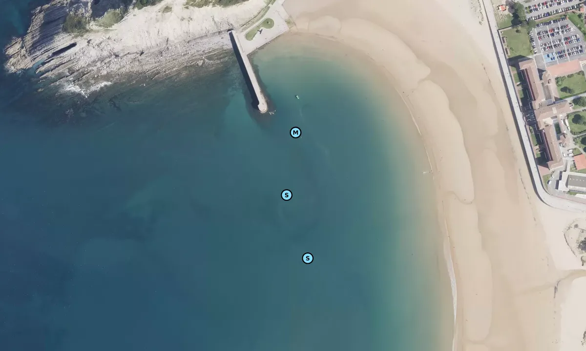 Satelite image of Bahia de Plentzia