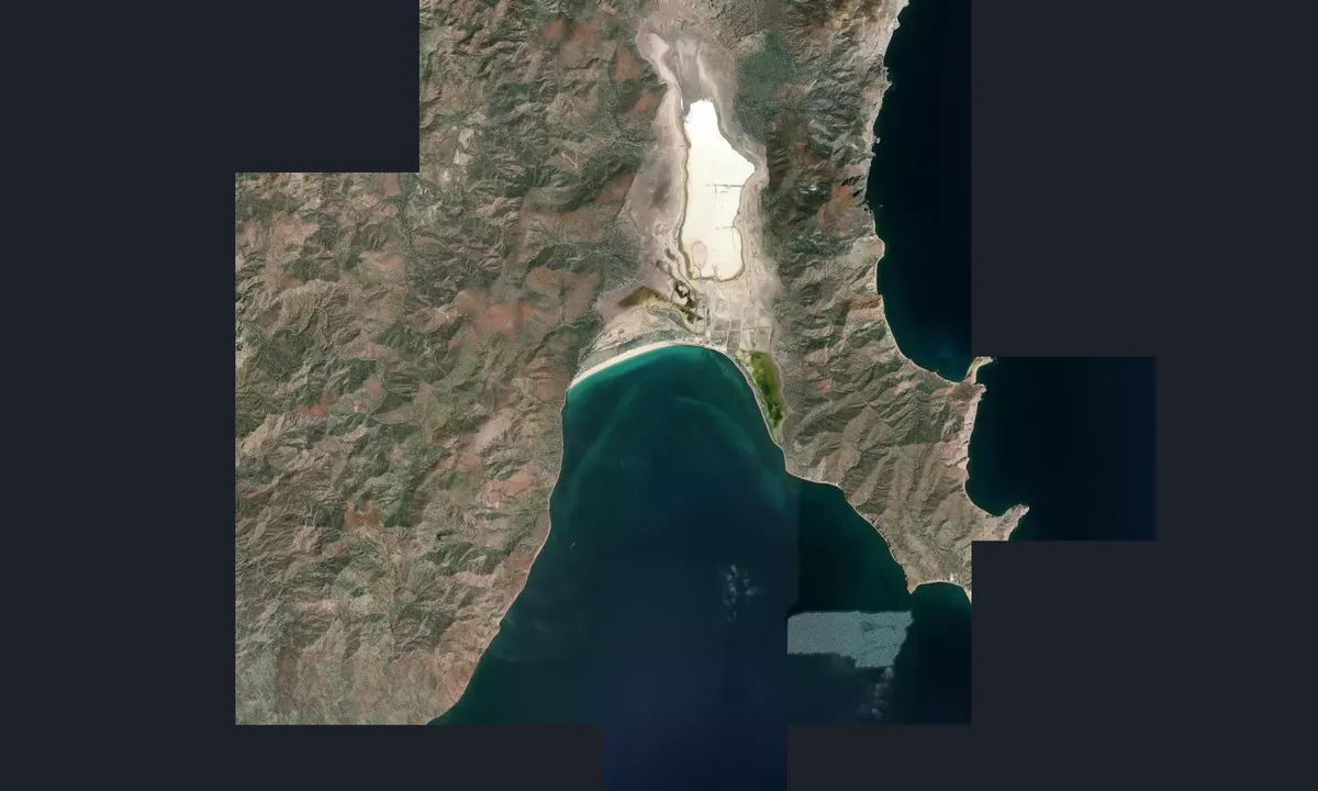 Flyfoto av Bahia la Salina