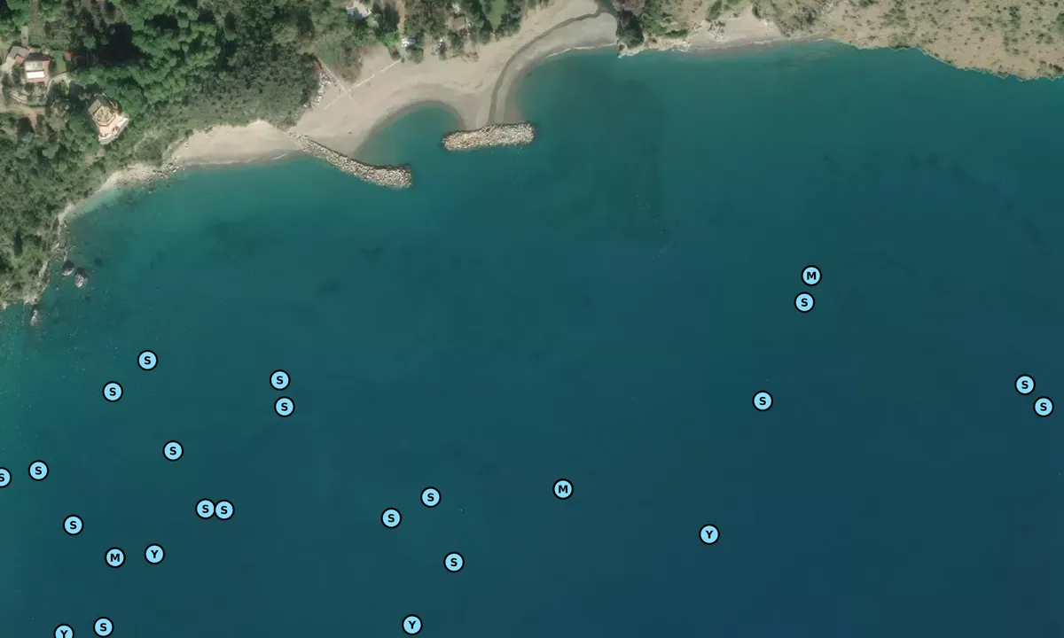 Satelite image of Baia del Buondormire