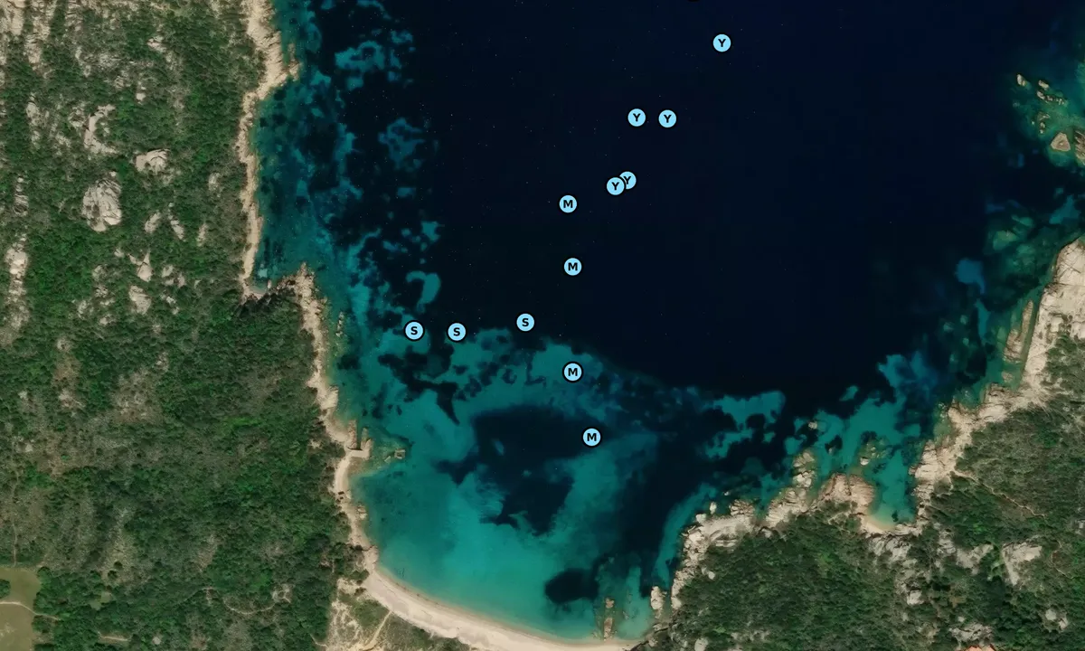 Satelite image of Baia della Contessa