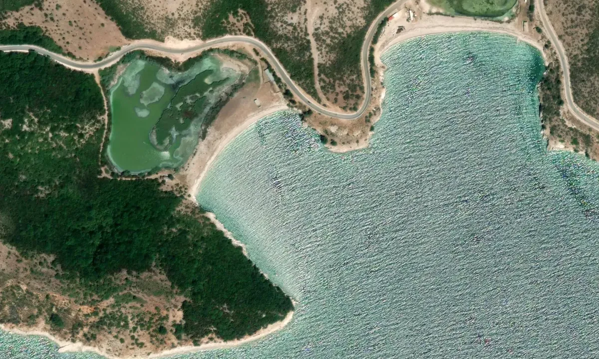 Satelite image of Baia lourida