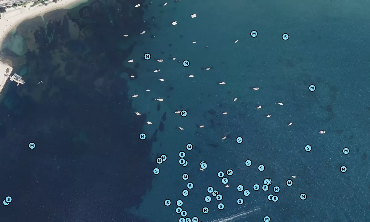 Satelite image of Baie de Bandol