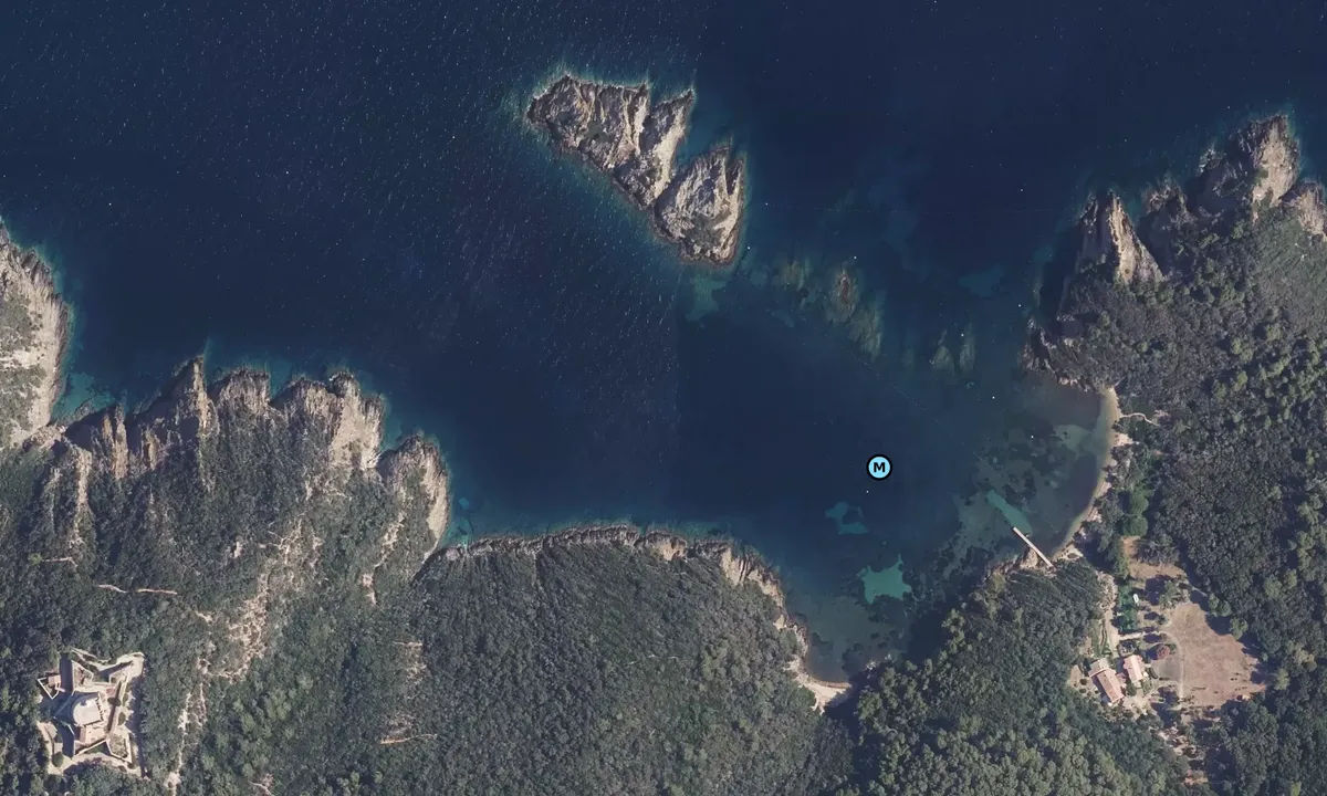 Satelite image of Baie de la Palud