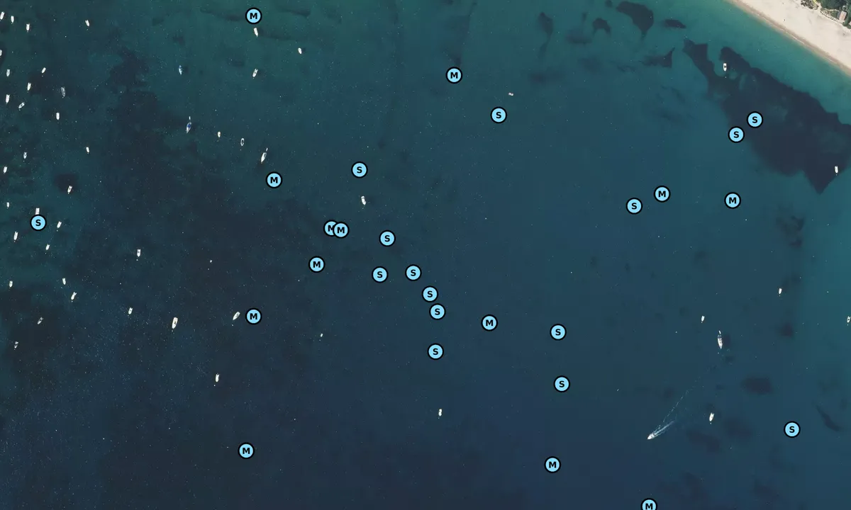 Satelite image of Baie de Sagone