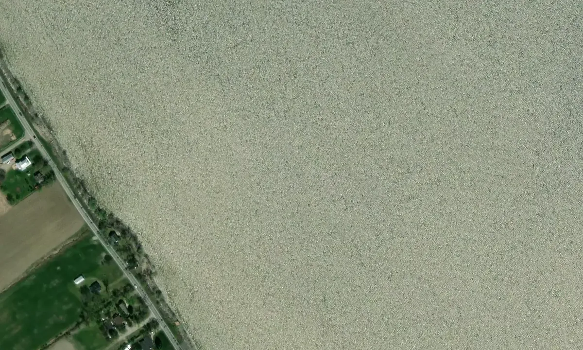 Satelite image of Baie de Vaudreuil