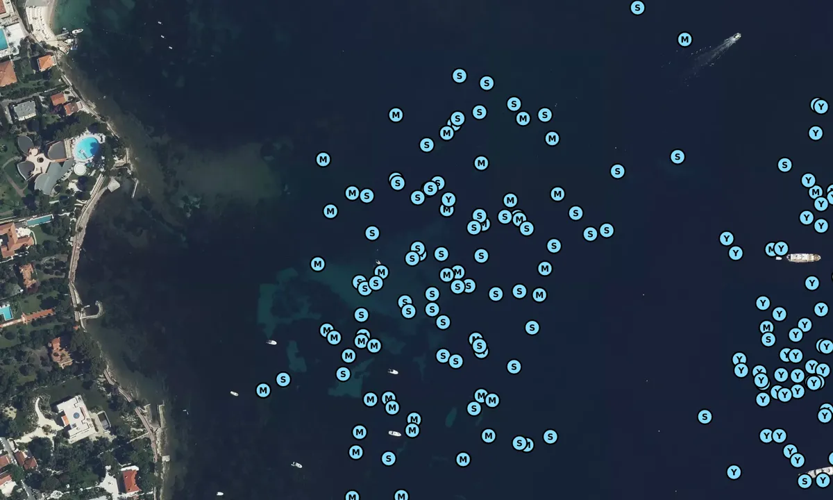 Satelite image of Baie des Fourmis