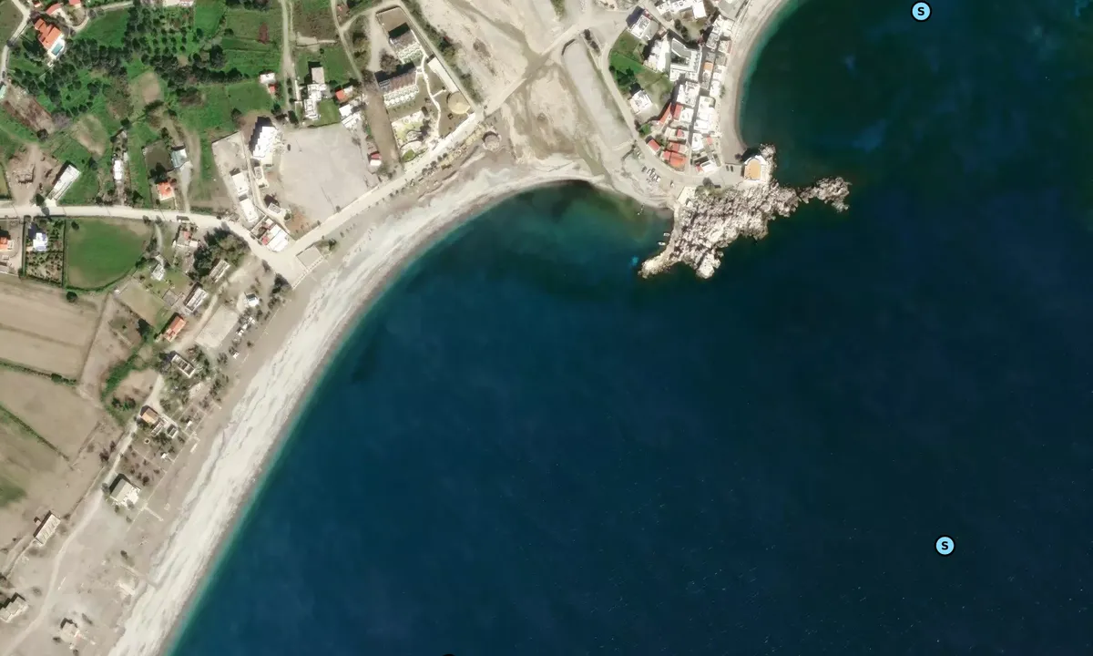 Satelite image of Baie ouest de Charaki