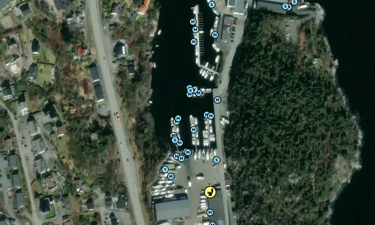 Satelite image of Bakarvågen
