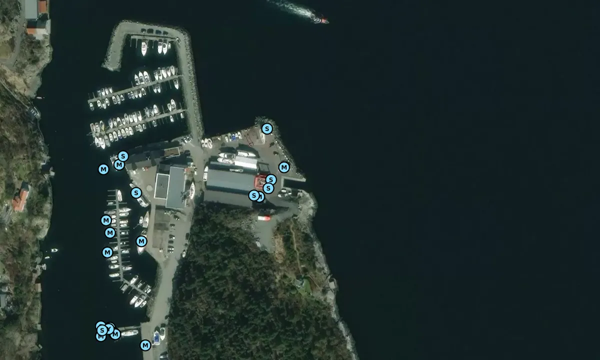 Satelite image of Bakarvågneset