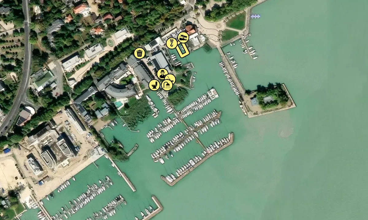 Satelite image of Balatonfüredi Yacht Club (BYC)
