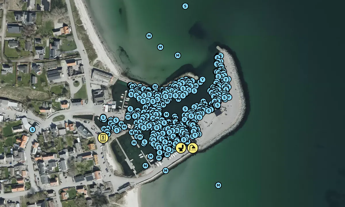 Satelite image of Ballen Havn - Samsø