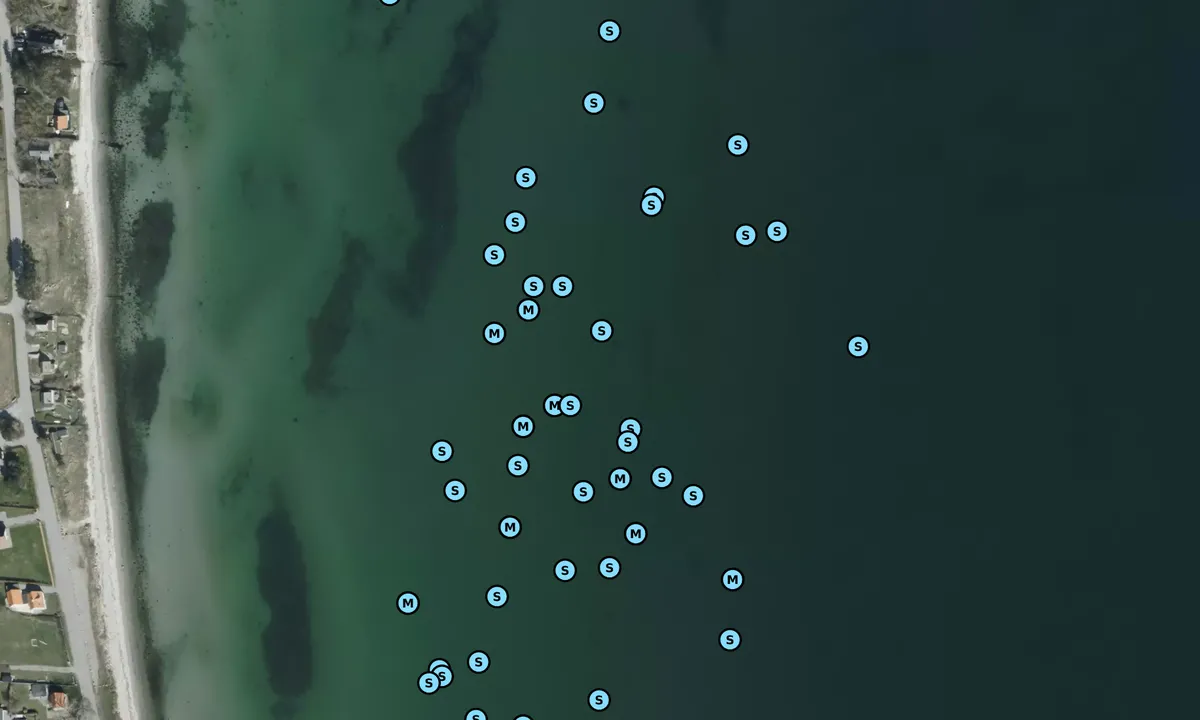 Satelite image of Ballen Strand