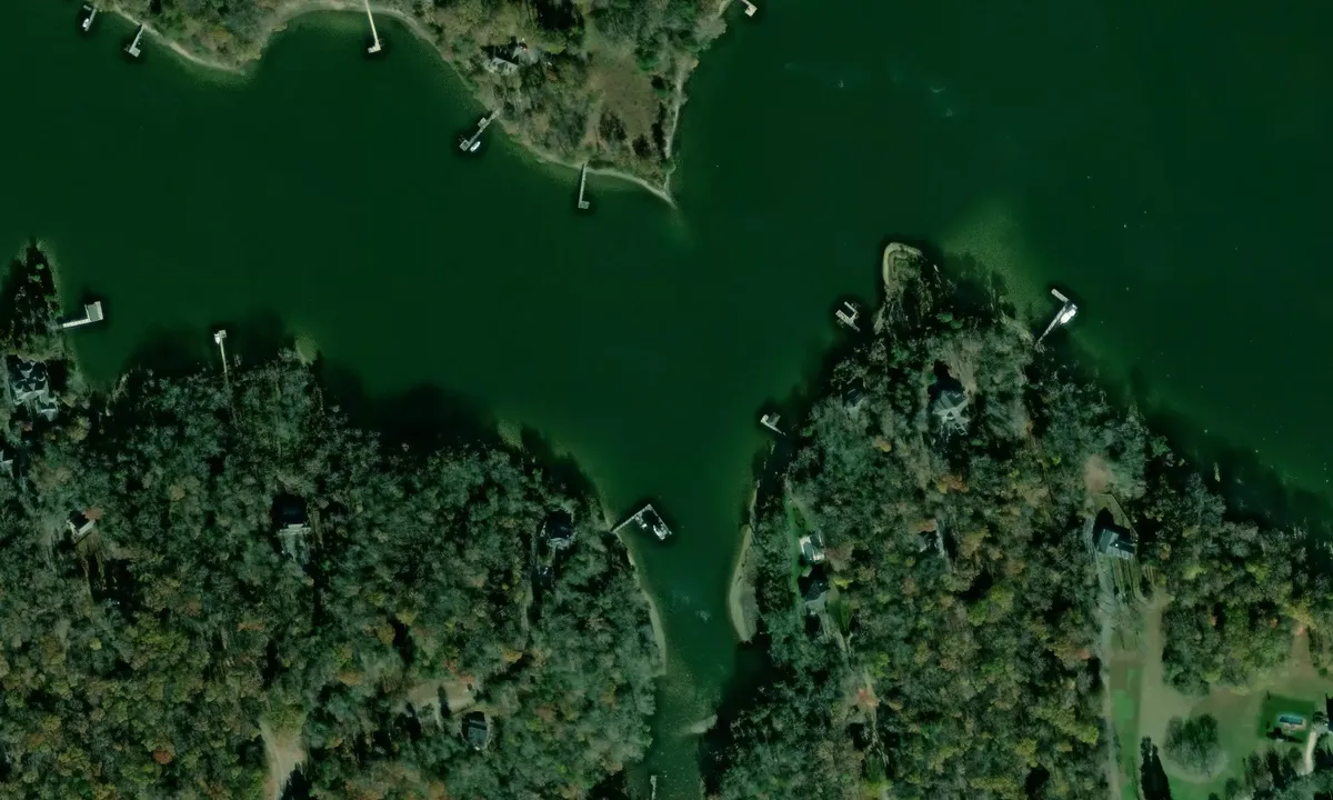 Satelite image of Balls Creek