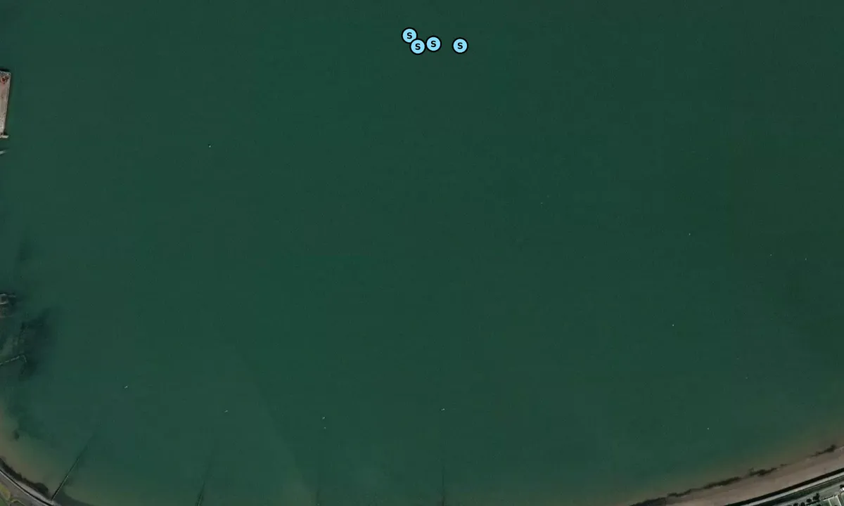 Satelite image of Ballyholme Bay
